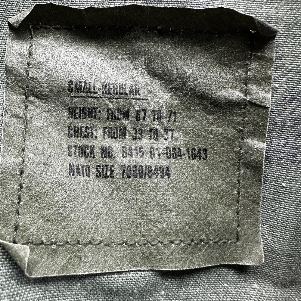 Vintage Men's Military Army Shirt Jacket Shacket S/M Woodland Camo Gorpcore Y2K - Picture 2 of 11